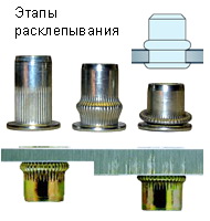 заклепка резьбовая (гаечная)